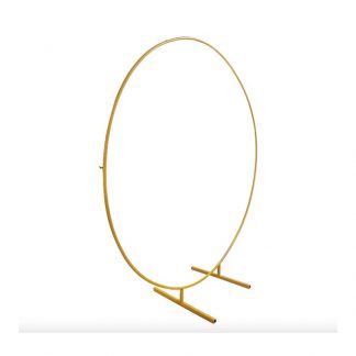 Gold Round Hoop Backdrop